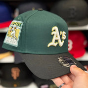 New Era Oakland Athletics 'Ricky Henderson Field' A-Frame Green/Black 9FORTY Snapback - Mistwood - Product Image