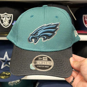 New Era Philadelphia Eagles 9FORTY Ball Cap | Green/Black - Product Image