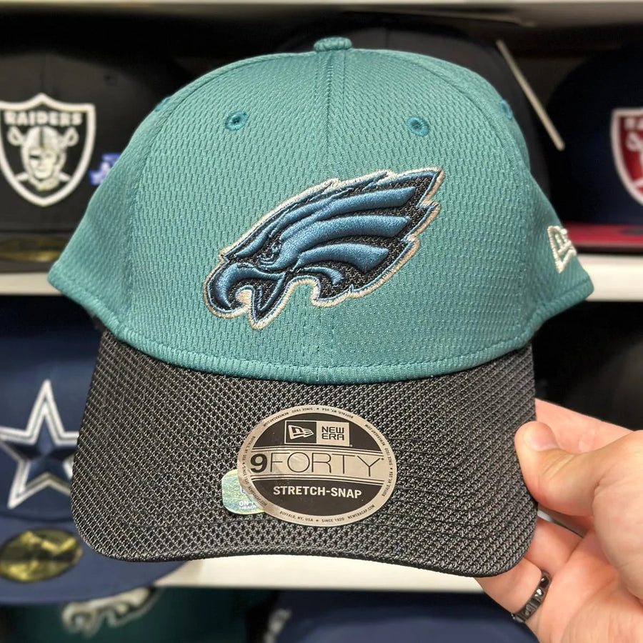 New Era Philadelphia Eagles 9FORTY Ball Cap | Green/Black - Product Image