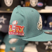 New Era Philadelphia Eagles 'Super Bowl LIV' Green 9FIFTY Snapback - Product Image