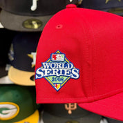 New Era Philadelphia Phillies '2008 World Series' A-Frame Red 9FIFTY Snapback - Product Image