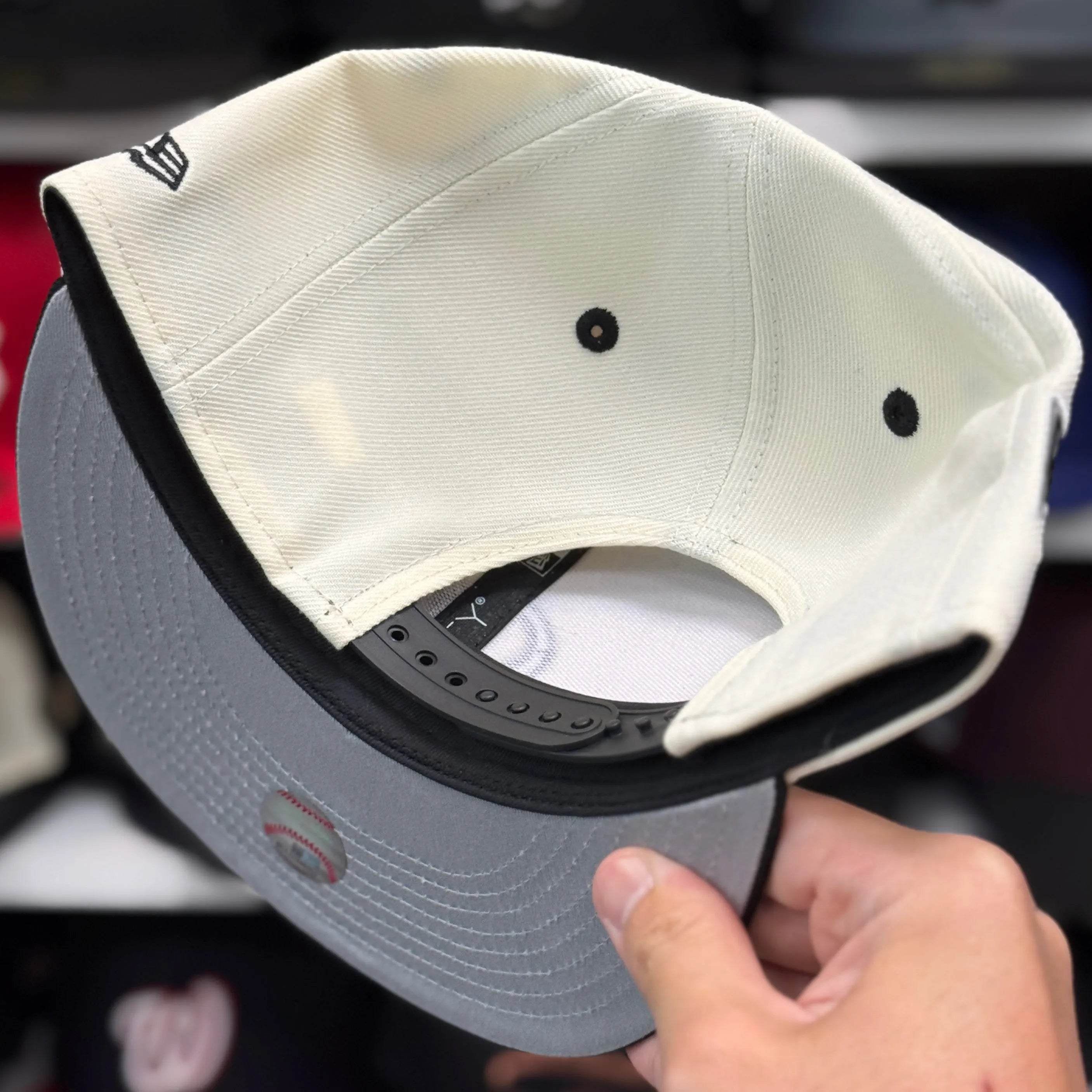 New Era Philadelphia Phillies Upside Down 'All Star Game' Creme/Black 9FIFTY Snapback - Product Image