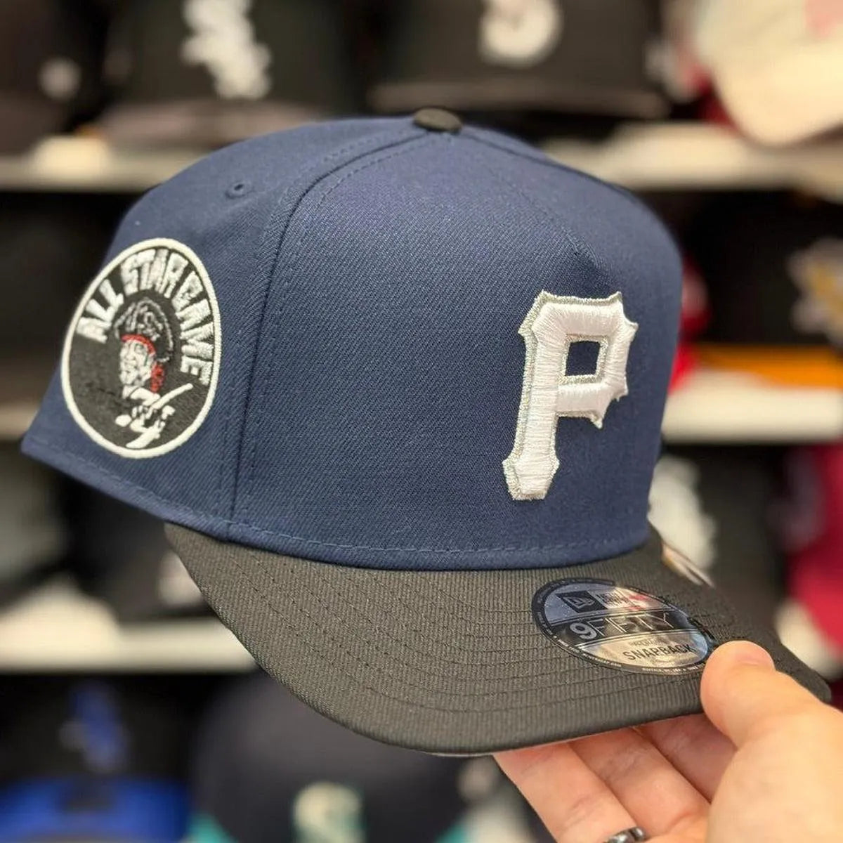New Era Pittsburgh Pirates 'All Star Game' A-Frame Navy/Black 9FIFTY Snapback - Product Image
