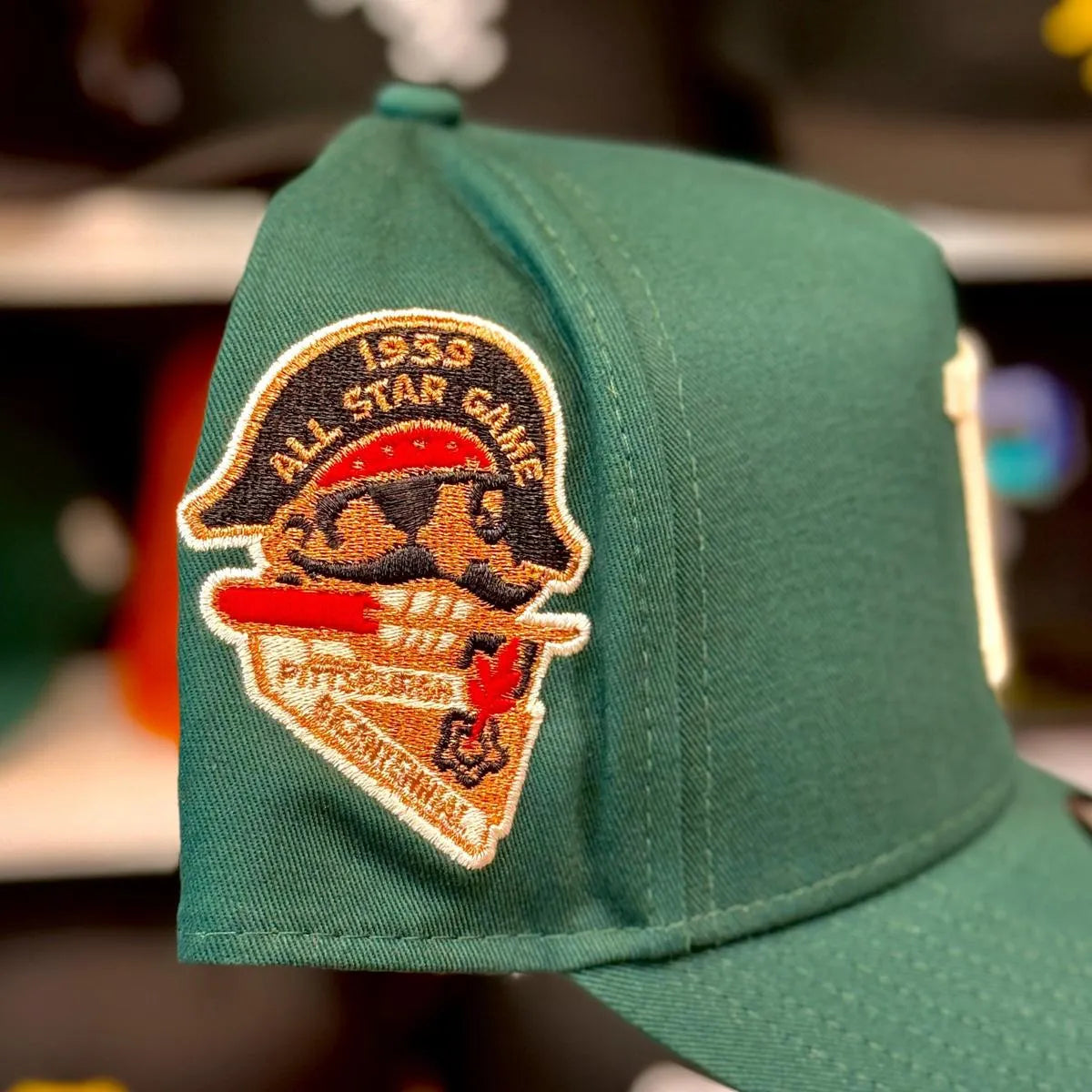 New Era Pittsburgh Pirates 'All Star Game' A-Frame Dark Green 9FORTY Snapback - Product Image