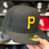 New Era Pittsburgh Pirates Black 59FIFTY Fitted Hat