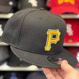 New Era Pittsburgh Pirates 'Outline Logo' Black 9FIFTY Snapback