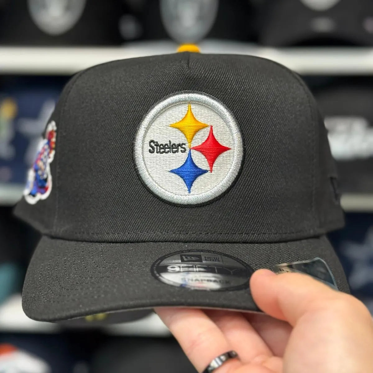 New Era Pittsburgh Steelers '1995 Pro Bowl' A-Frame Black 9FIFTY Snapback - Product Image