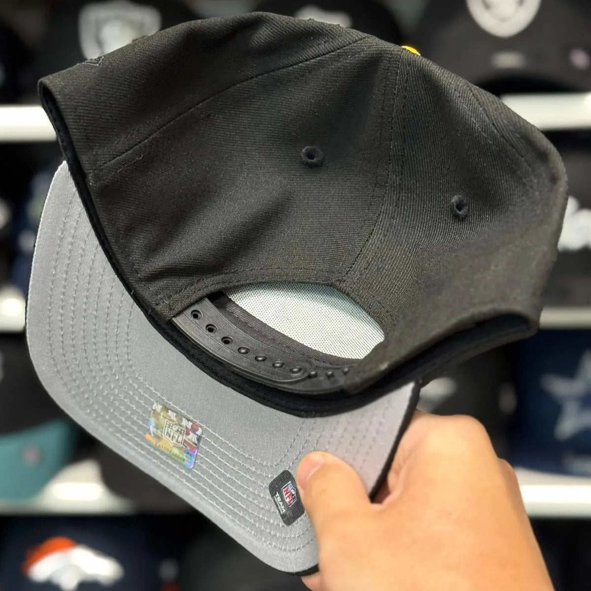 New Era Pittsburgh Steelers '1995 Pro Bowl' A-Frame Black 9FIFTY Snapback - Product Image