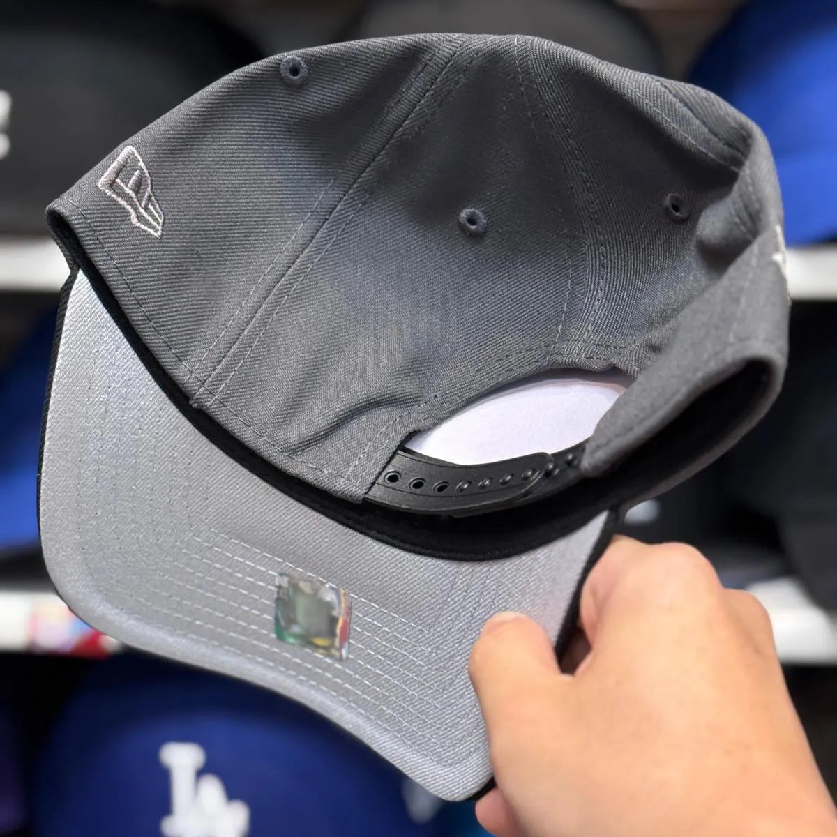 New Era Pittsburgh Steelers '80 Seasons' A-Frame Gray/Black 9FORTY Snapback - Product Image
