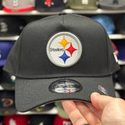 New Era Pittsburgh Steelers A-Frame Black 9FORTY Snapback - Product Image