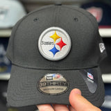 New Era Pittsburgh Steelers Black 39THIRTY Baseball Cap