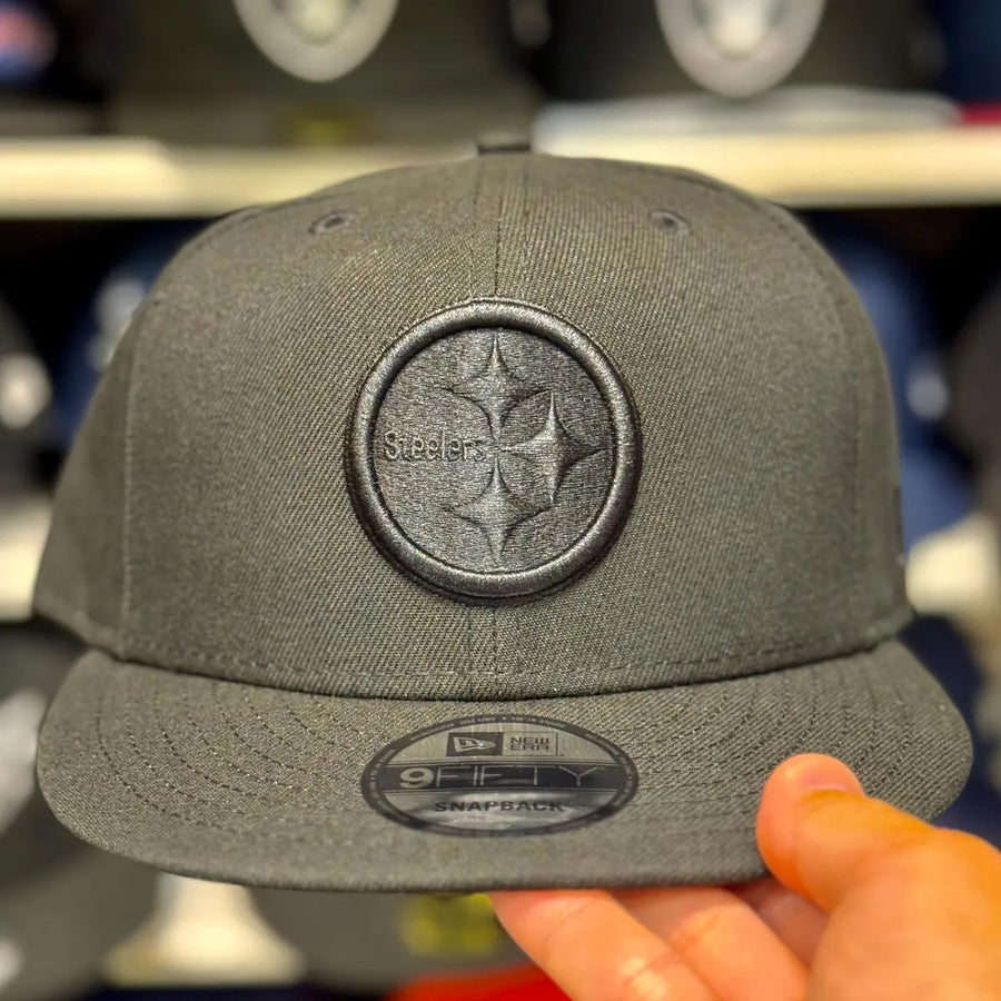 New Era Pittsburgh Steelers Black 9FIFTY Snapback - Product Image