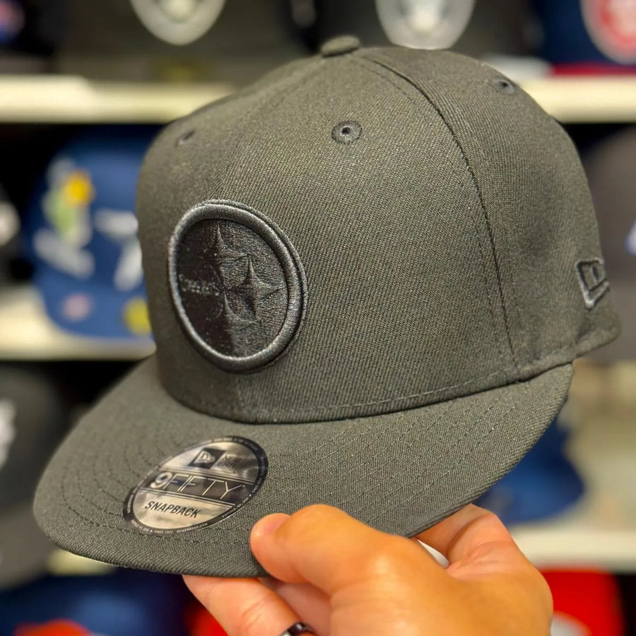 New Era Pittsburgh Steelers Black 9FIFTY Snapback - Product Image