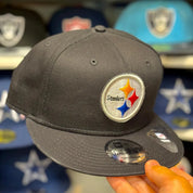 New Era Pittsburgh Steelers Black 9FIFTY Snapback - Product Image
