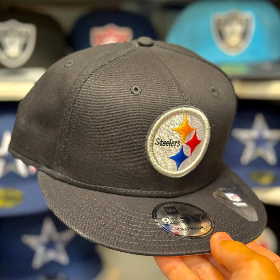 New Era Pittsburgh Steelers Black 9FIFTY Snapback - Product Image