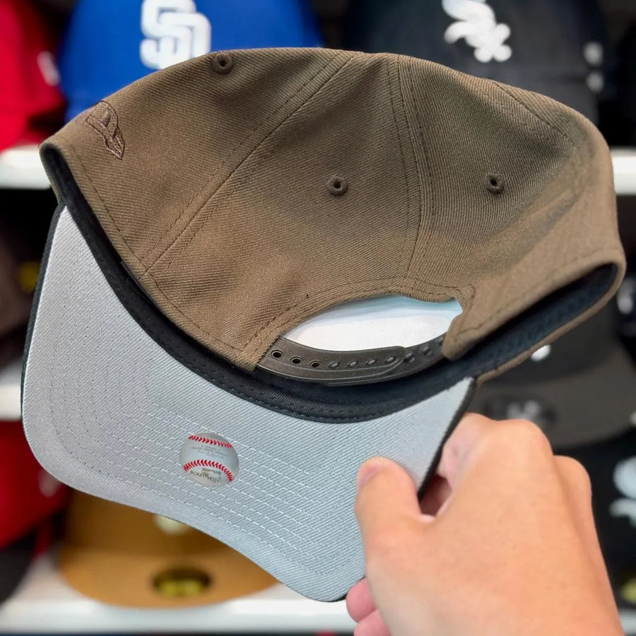 New Era San Diego Padres '20th Anniversary' A-Frame Brown/Black 9FORTY Snapback - Product Image