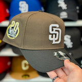New Era San Diego Padres '20th Anniversary' A-Frame Brown/Black 9FORTY Snapback