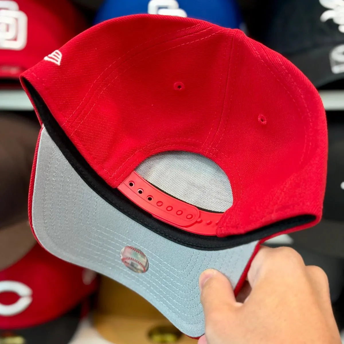 New Era San Diego Padres A-Frame Red 9FORTY Snapback - Product Image
