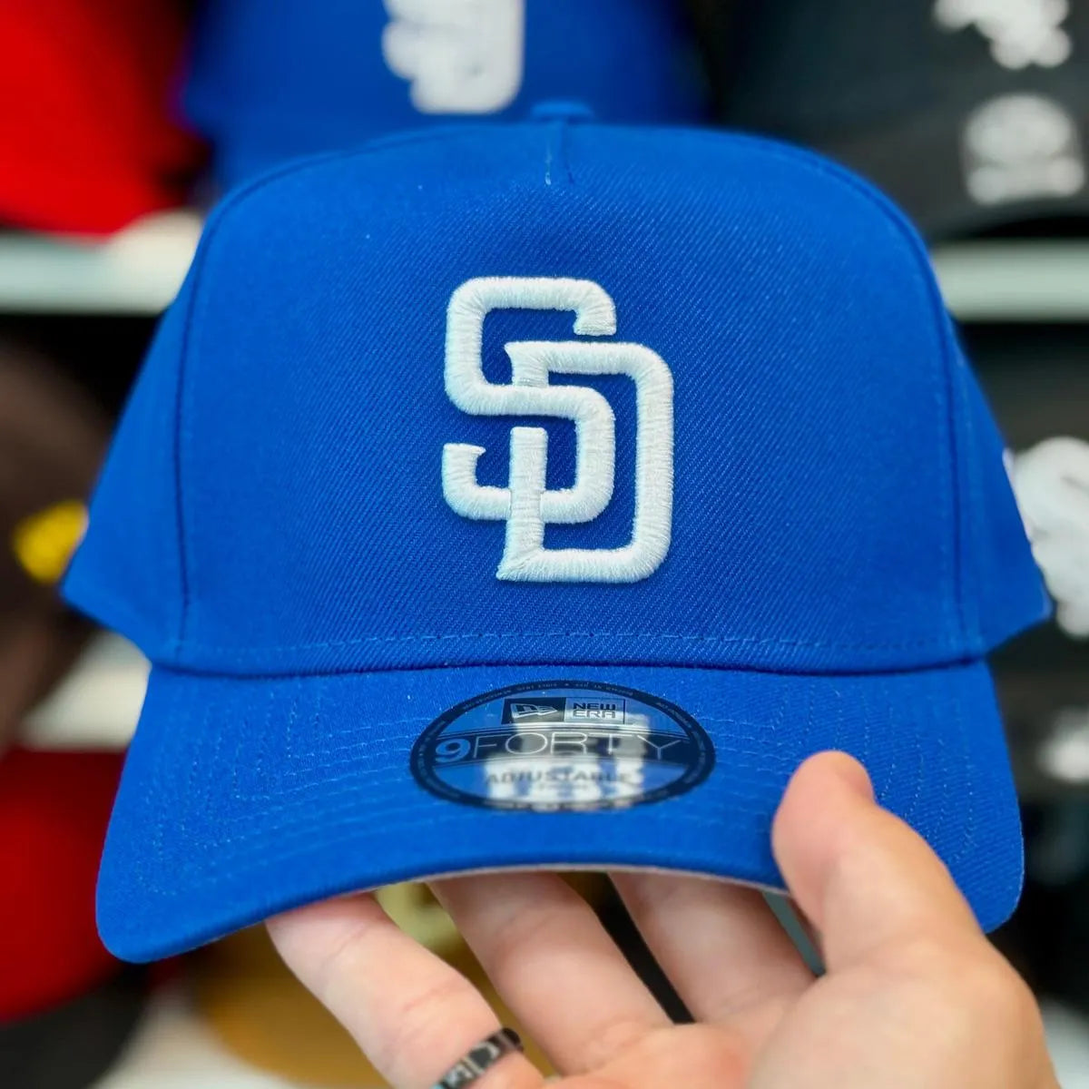 New Era San Diego Padres A-Frame Royal Blue 9FORTY Snapback - Product Image