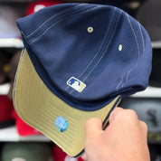 New Era San Diego Padres Beige/Navy Fitted Ball Cap - Product Image