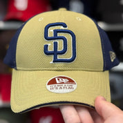 New Era San Diego Padres Beige/Navy Fitted Ball Cap - Product Image