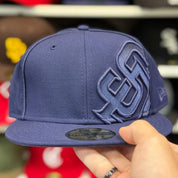 New Era San Diego Padres 'Big Logo' Navy 59FIFTY Fitted Hat - Product Image