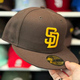 New Era San Diego Padres Brown 59FIFTY Fitted Hat