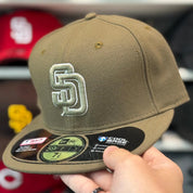 New Era San Diego Padres Olive 59FIFTY Fitted Hat - Product Image