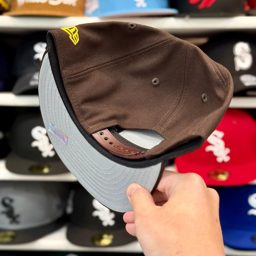 New Era San Diego Padres Tan/Brown 9FIFTY Snapback - Product Image