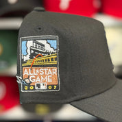 New Era San Francisco Giants '2007 All Star Game' A-Frame All Black 9FORTY Snapback - Scarlet - Product Image