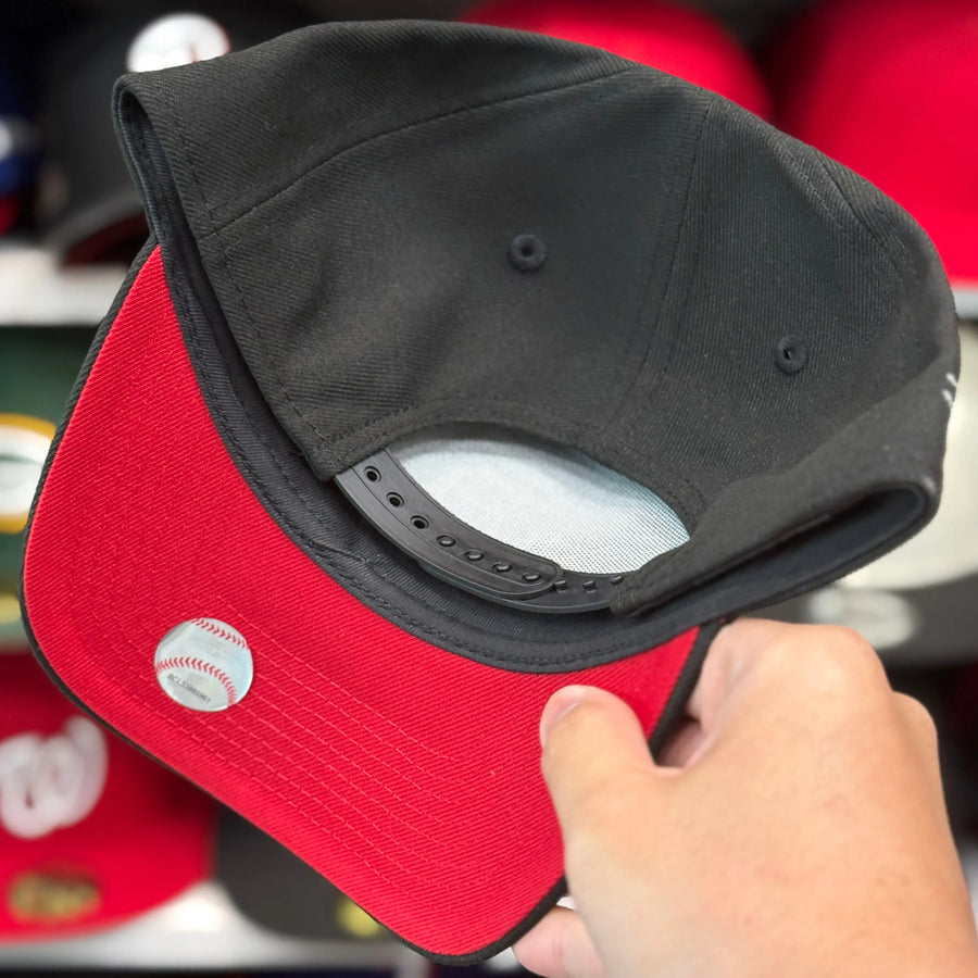 New Era San Francisco Giants '2007 All Star Game' A-Frame All Black 9FORTY Snapback - Scarlet - Product Image