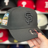 New Era San Francisco Giants '2007 All Star Game' A-Frame All Black 9FORTY Snapback - Scarlet