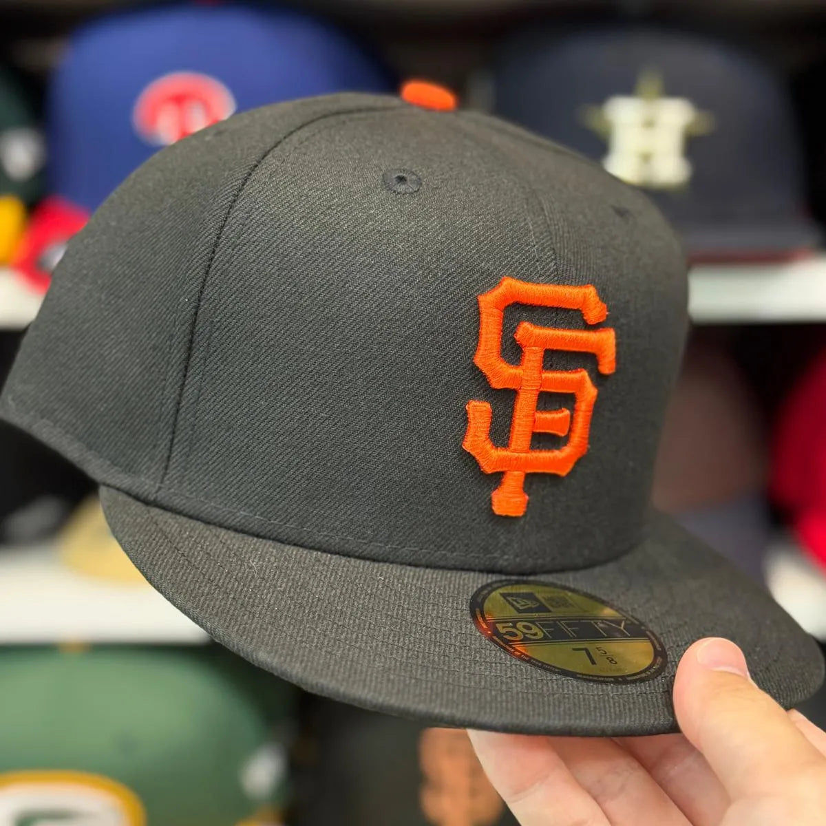 New Era San Francisco Giants Black 59FIFTY Fitted Hat - Product Image
