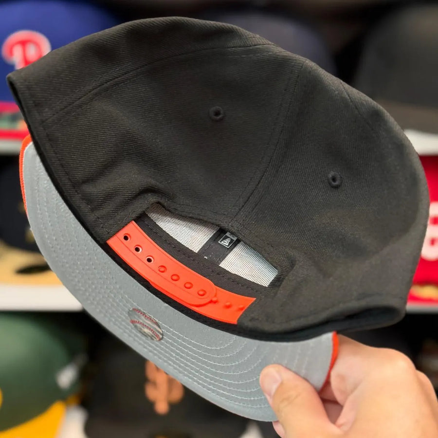 New Era San Francisco Giants Black/Orange 9FIFTY Snapback - Product Image
