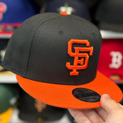 New Era San Francisco Giants Black/Orange 9FIFTY Snapback - Product Image