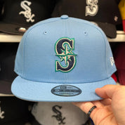 New Era Seattle Mariners Baby Blue 9FIFTY Snapback - Product Image