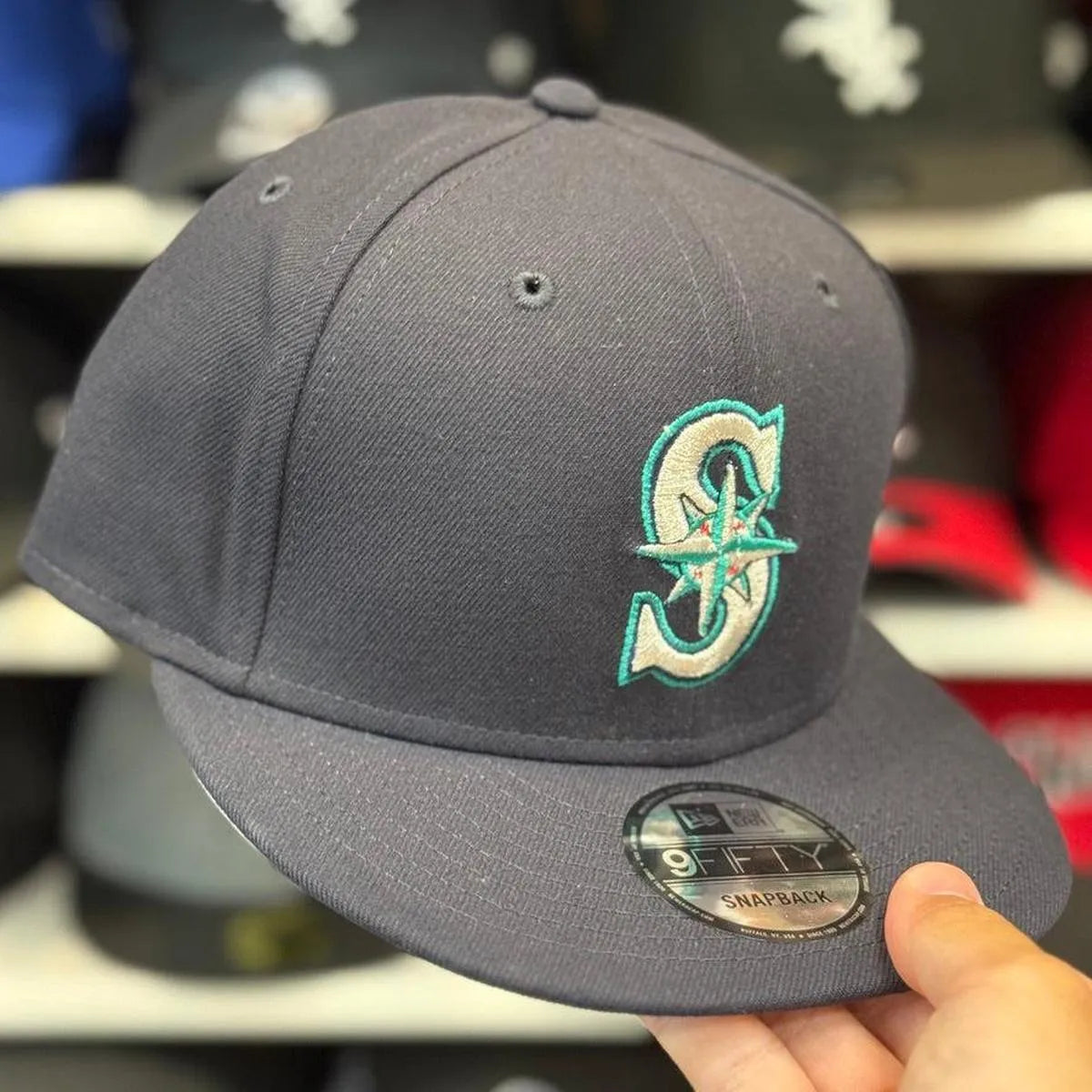 New Era Seattle Mariners Navy 9FIFTY Snapback - Product Image