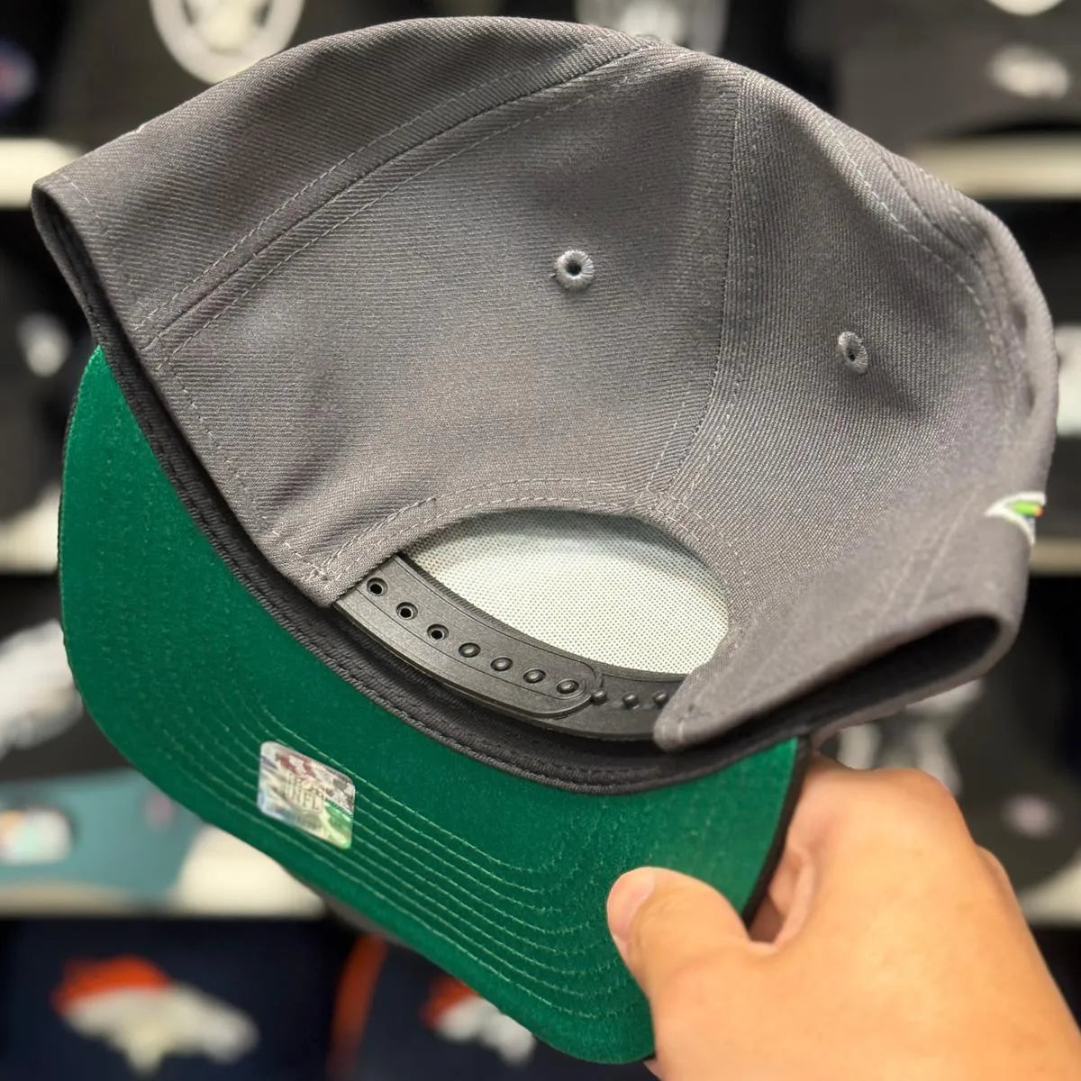 New Era Seattle Seahawks '1995 Pro Bowl' A-Frame Gray/Black 9FIFTY Snapback - Product Image