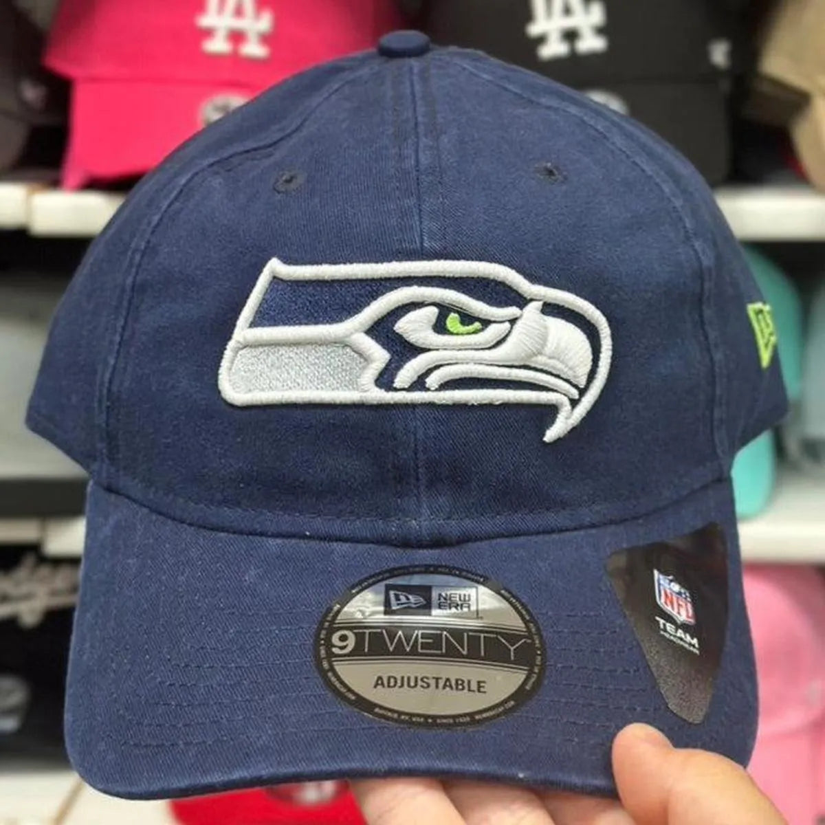 New Era Seattle Seahawks 9TWENTY Ball Cap | Blue - Product Image