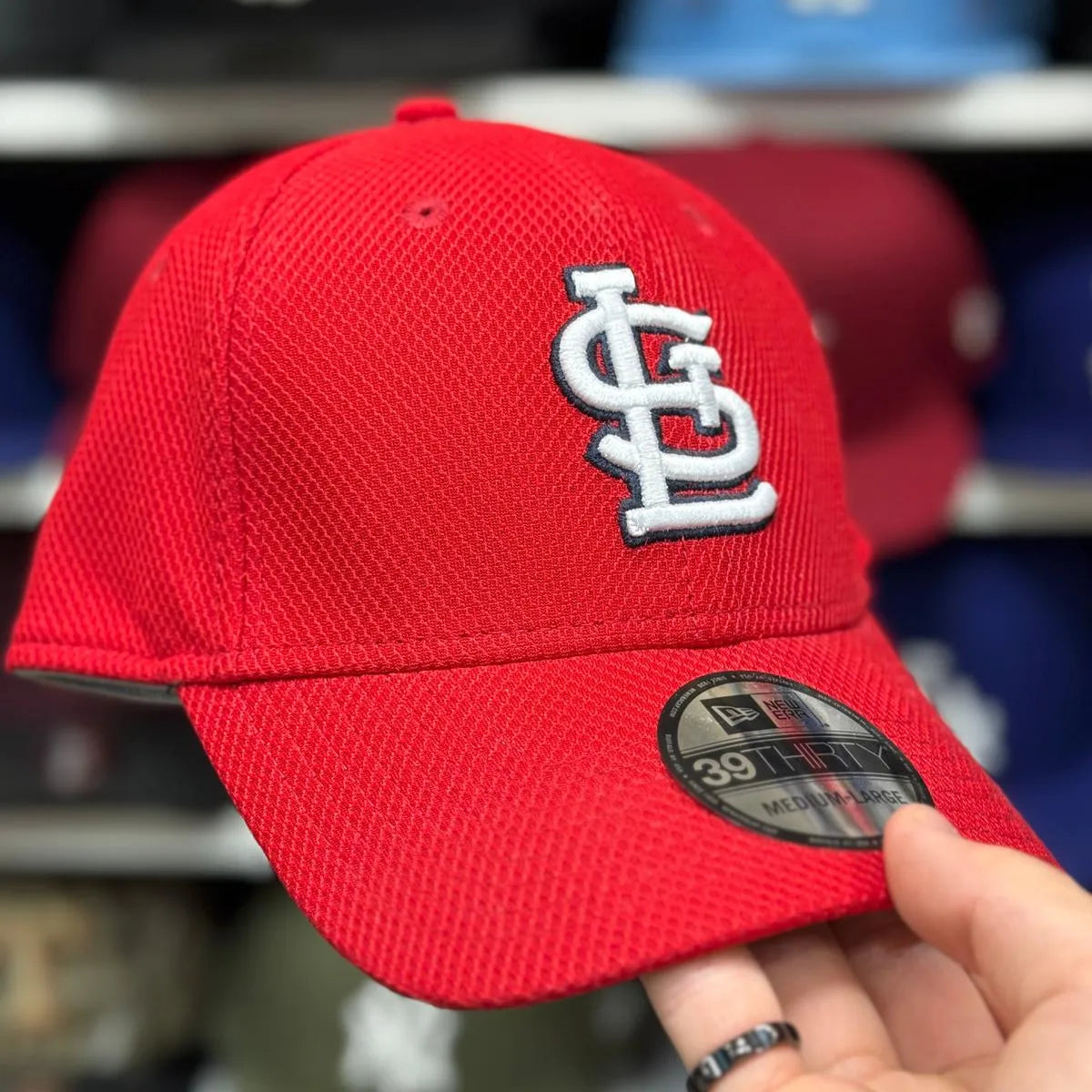 New Era St. Louis Cardinals 39THIRTY Ball Cap Red - Product Image
