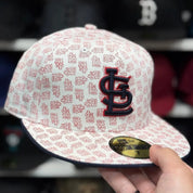 New Era St. Louis Cardinals 'Wallpaper Pack' White 59FIFTY Fitted Hat - Product Image