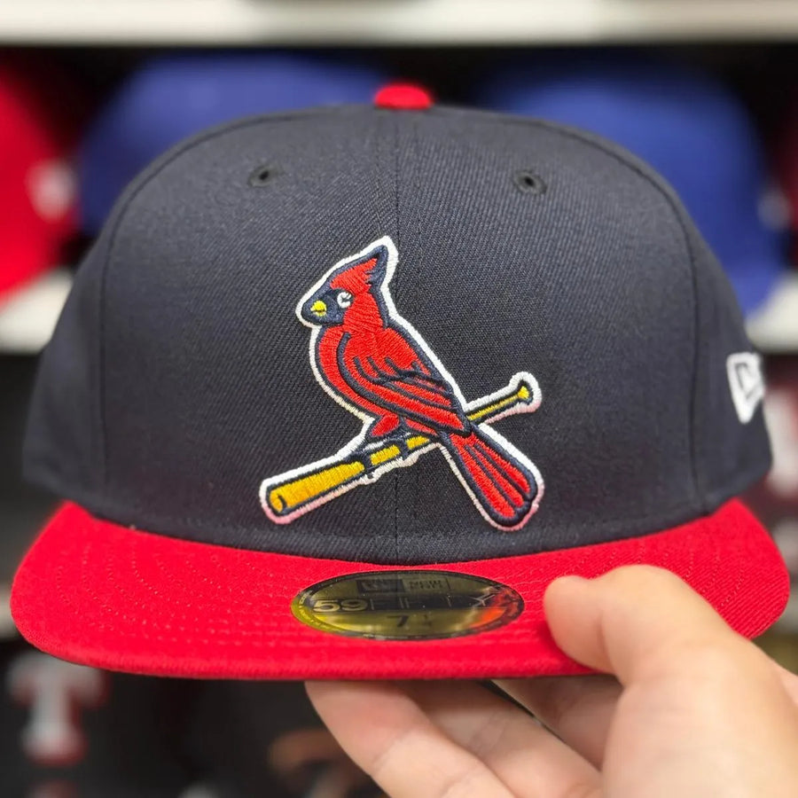 New Era St. Louis Cardinals Navy/Red 59FIFTY Fitted Hat - Product Image