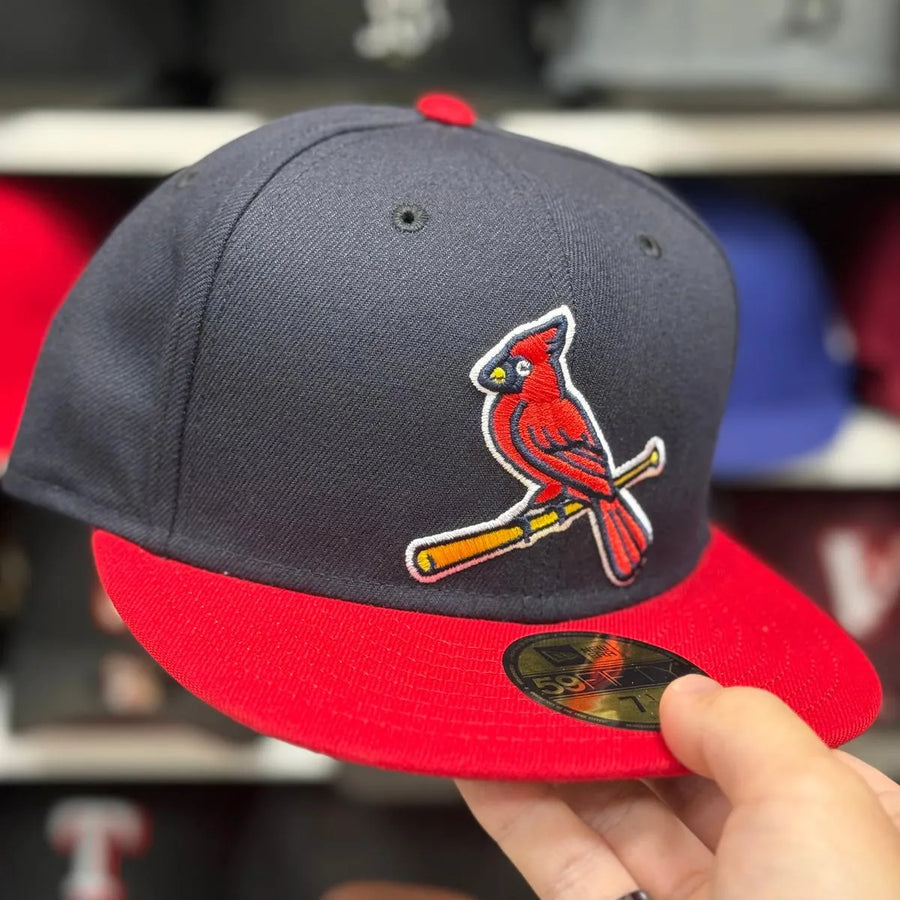 New Era St. Louis Cardinals Navy/Red 59FIFTY Fitted Hat - Product Image