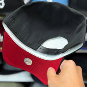 New Era Tampa Bay Rays 'Tropicana Field' A-Frame Black 9FORTY Snapback | Red Under Brim - Product Image