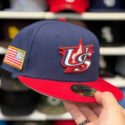 New Era United States 2026 World Baseball Classics Navy/Red 59FIFTY Fitted Hat - Product Image