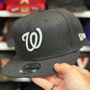 New Era Washington Nationals Black 9FIFTY Snapback - Product Image