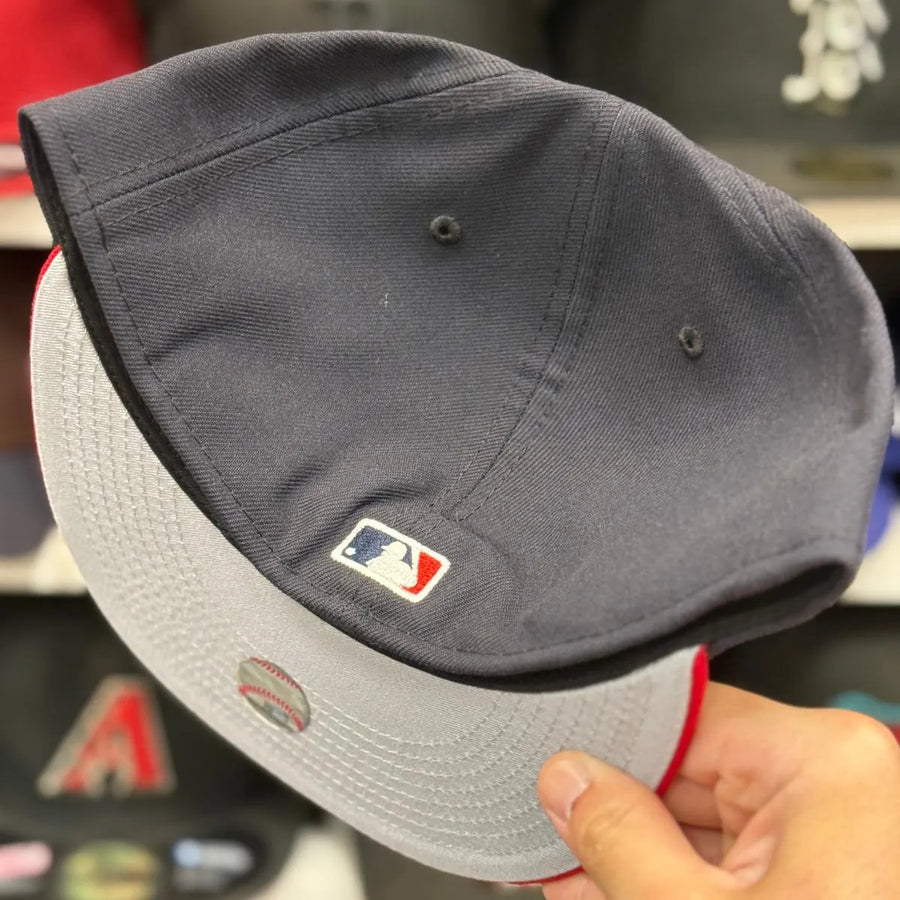 New Era Washington Nationals Navy/Red 59FIFTY Fitted Hat - Product Image