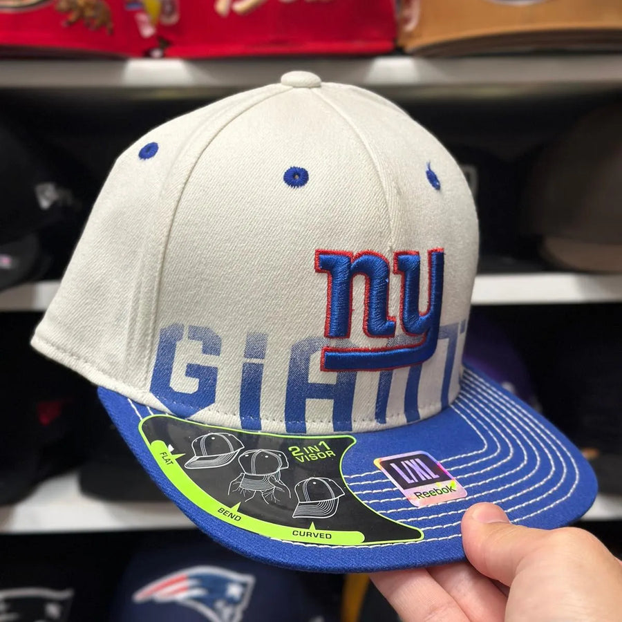 New York Giants Reebok Fitted Hat | Size S/M - Product Image