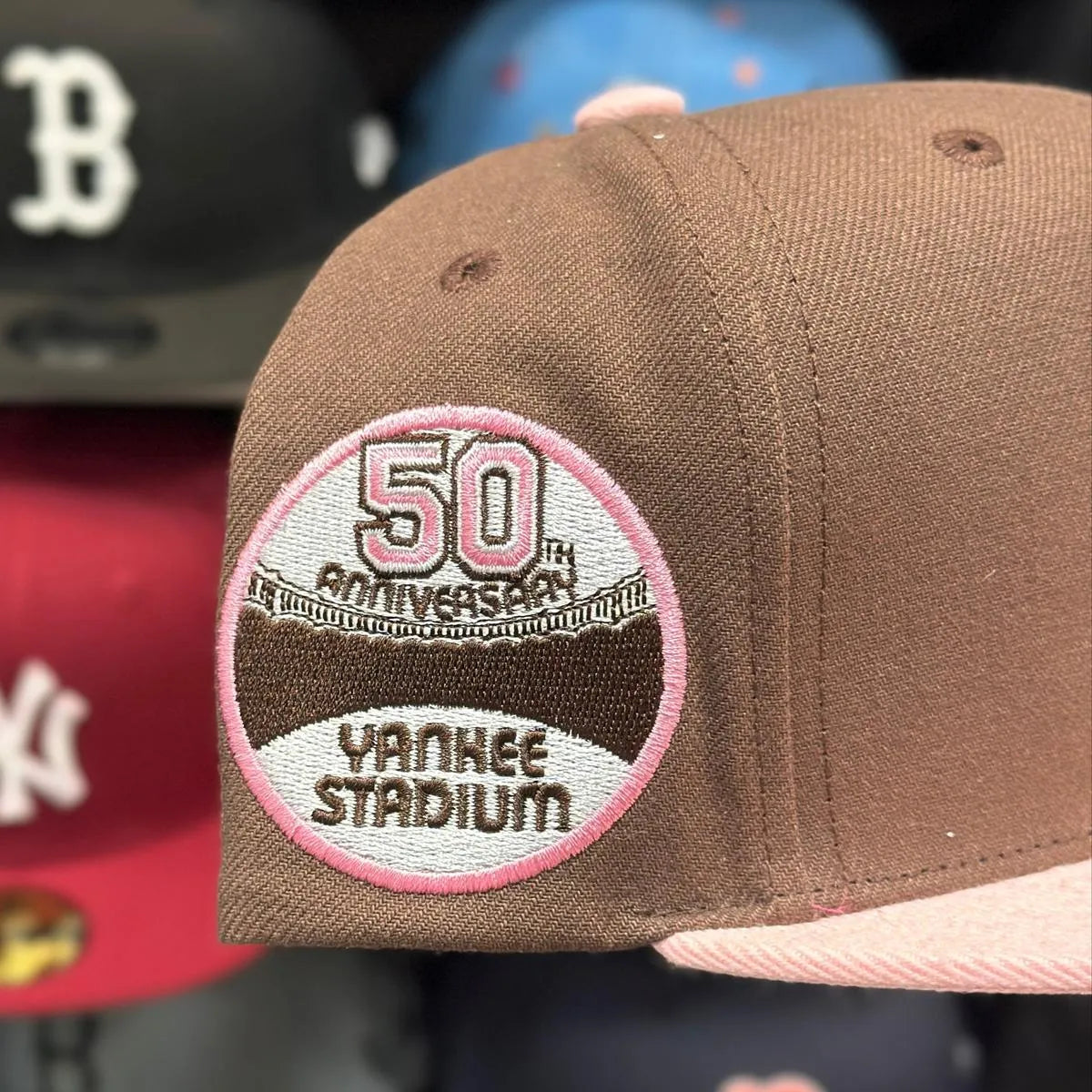 Pink Mitchell & Ness Snapback - Product Image