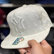 New York Yankees 'Monogram' White American Needle Fitted Hat - Product Image